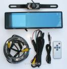 MIRROR MOUNT REAR VIEW BACKUP CAMERA SYSTEM WITH LICENSE CAMERA
