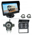 5” LCD Color Rear View Backup Camera System with 2 CCD Camera 700 TVL (Front View and Back View)