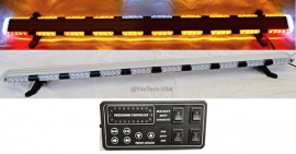 56” Amber LED Light Bar Flashing Warning Tow Truck Plow Wrecker Police Car Flat Bed EMS w/ ALLEY, TURN SIGNAL LIGHTS, BRAKE OR TAIL LIGHTS