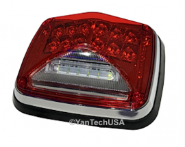 LED Surface Mount SCENE Lighting - Super Bright Dual Color Red/White LEDs 12 Flash Patterns